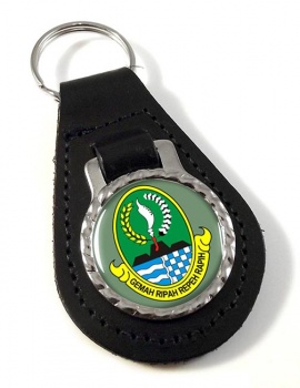 Jawa Barat (Indonesia) Leather Key Fob