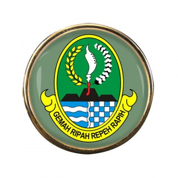 Jawa Barat (Indonesia) Round Pin Badge
