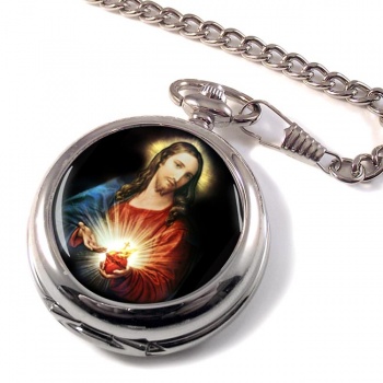 Sacred Heart of Jesus Pocket Watch