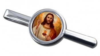 Jesus Sacred Heart Tie Clip