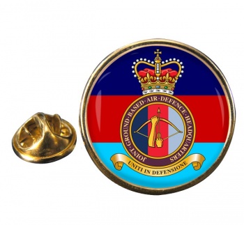 Joint Ground Based Air Defence Headquarters Round Pin Badge
