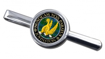 Johnston Scottish Clan Round Tie Clip