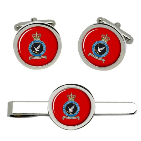 Joint Helicopter Command (JHC), British Army Cufflinks and Tie Clip Set