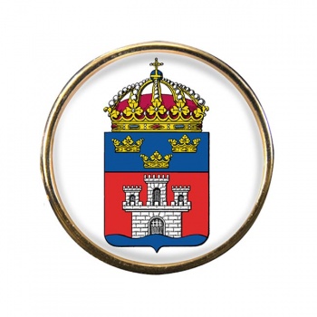 Jonkopings lan (Sweden) Round Pin Badge