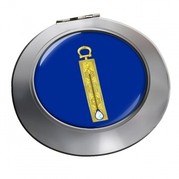 Masonic Lodge Junior Warden Chrome Mirror