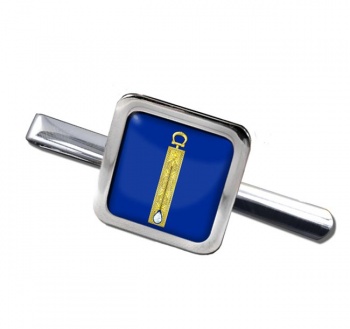 Masonic Lodge Junior Warden Square Tie Clip
