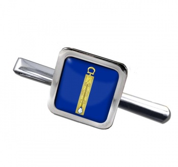 Masonic Lodge Junior Warden Square Tie Clip