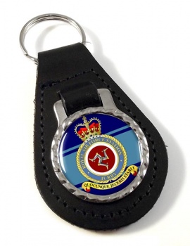RAF Station Jurby Leather Key Fob