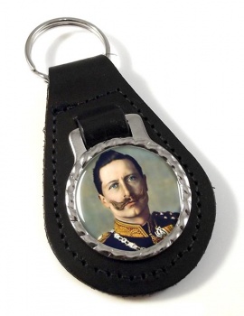 Kaiser Wilhelm II Leather Key Fob