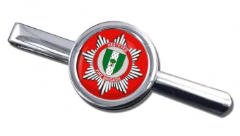 Kesteven Fire Brigade Round Tie Clip