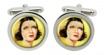 Kay Francis, Actress Round Cufflinks