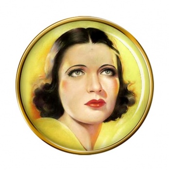 Kay Francis, Actress Pin Badge