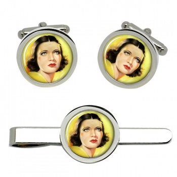 Kay Francis, Actress Cufflink and Tie Clip Set