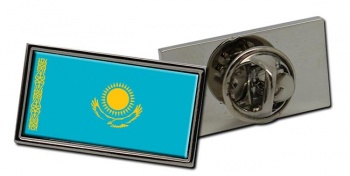 Kazakhstan Flag Pin Badge