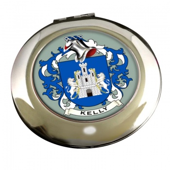 Kelly Coat of Arms Chrome Mirror