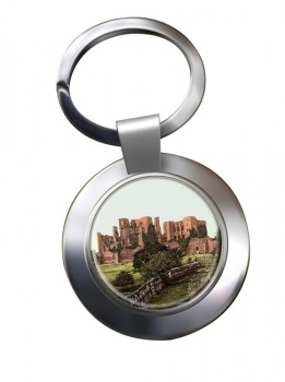 Kenilworth Castle Warwickshire Chrome Key Ring