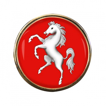 Kent (England) Round Pin Badge