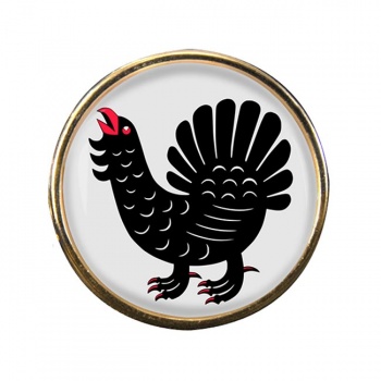 Central Finland (Keski-Suomi) Round Pin Badge