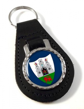 Kilkenny City (Ireland) Leather Key Fob