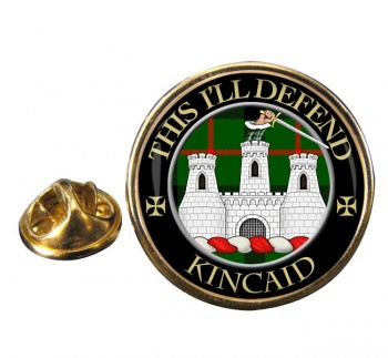 Kincaid Scottish Clan Round Pin Badge