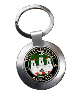 Kincaid Scottish Clan Chrome Key Ring