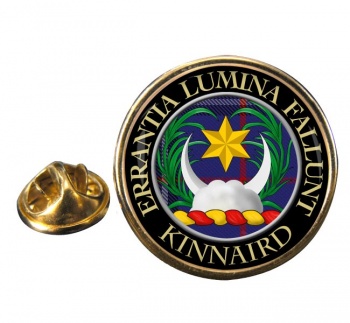 Kinnaird Scottish Clan Round Pin Badge