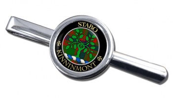 Kinnonmont Scottish Clan Round Tie Clip