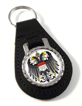 Koln Cologne (Germany) Leather Key Fob