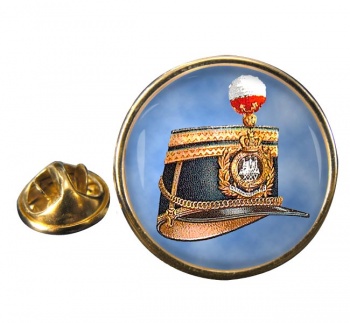 King's Own Scottish Borderers Shako 1869-1878 Round Pin Badge