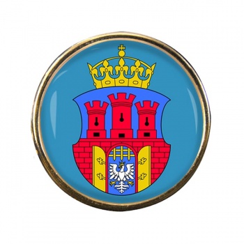 Krakow (Poland) Round Pin Badge