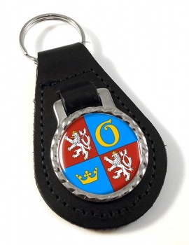 Kralovehradecky Kraj Leather Key Fob