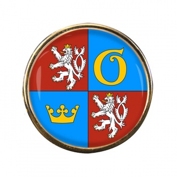 Kralovehradecky Kraj Round Pin Badge