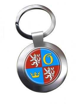 Kralovehradecky Kraj Metal Key Ring