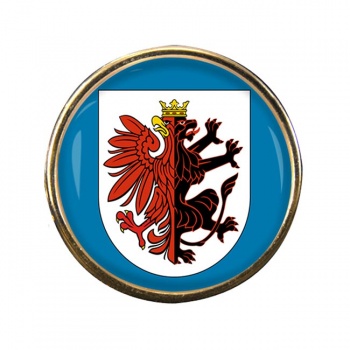 Kujawsko-Pomorskie Poland) Round Pin Badge