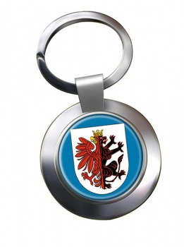 Kujawsko-Pomorskie Poland) Metal Key Ring