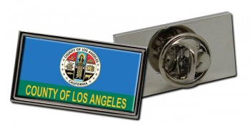 Los Angeles County CA Flag Pin Badge