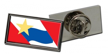 Lafayette IN Flag Pin Badge