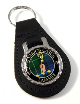 Lammie Scottish Clan Leather Key Fob