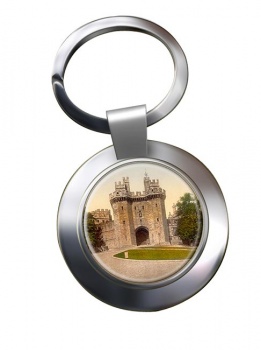 Lancaster Castle Chrome Key Ring