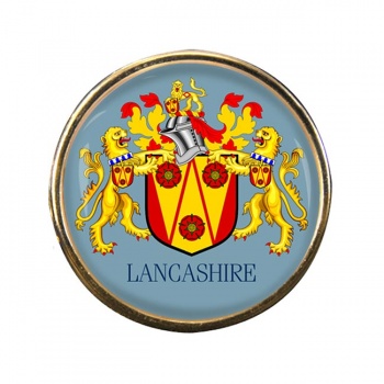 Lancashire (England) Round Pin Badge