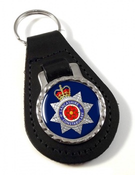 Lancashire Constabulary Leather Key Fob