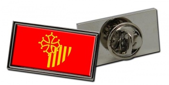 Languedoc-Roussillon (France) Flag Pin Badge