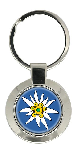 Edelweiss Chrome Key Ring