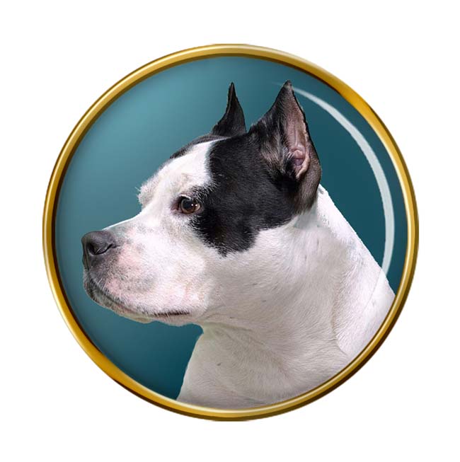 American Pit Bull Terrier Pin Badge