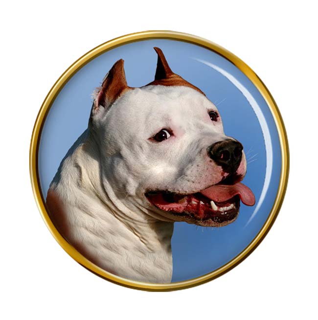 American Staffordshire Terrier Pin Badge
