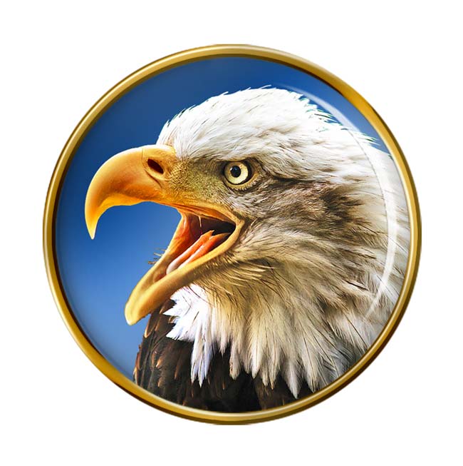 Bald Eagle Pin Badge