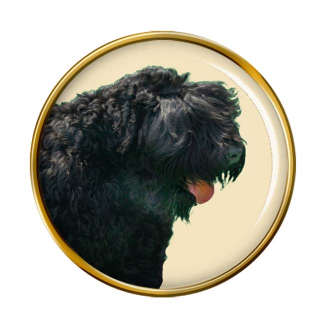 Black Russian Terrier Pin Badge