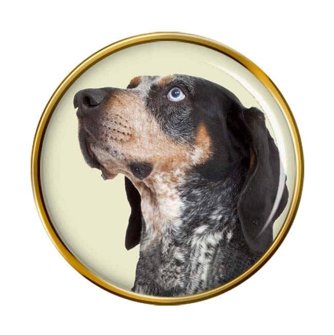 Bluetick Coonhound Pin Badge