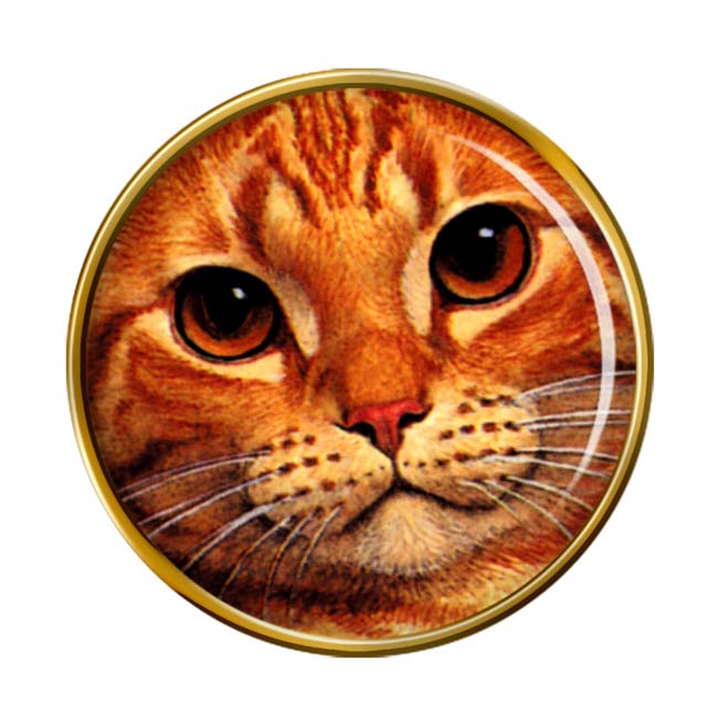Cat Face Pin Badge