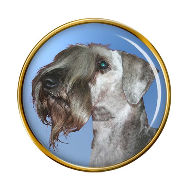 Cesky Terrier Pin Badge